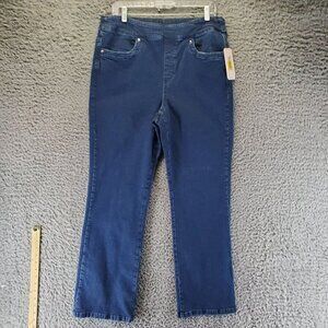 Alison Daley Womens Jeans 18 Short Blue Petite Stretch Denim